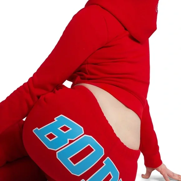 BodybyRaven Backshot 2.0 - Red/Blue Women's Tracksuit Set - Picture 6 of 12